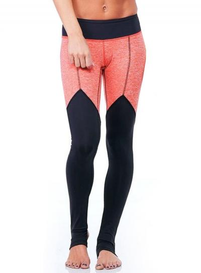 Oasap Fashion Wide Waistband Skinny Active Stirrup Leggings