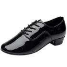 Oasap Round Toe Lace-up Latin Dance Shoes
