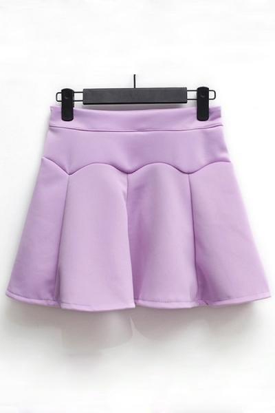 Oasap Easy Pleated A-line Skirt