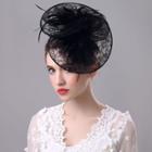 Oasap Glamour Hair Clip Feather Lace Headwear