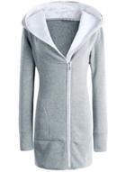 Oasap Casual Front Zipper Slim Fit Hoodie