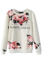 Oasap Never Try Never Know Sweatshirt