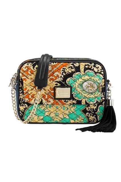 Oasap Exotic Colored Print Tasseled Shoulder Bag