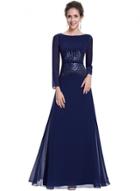 Oasap Women's Elegant Sequin Slim Fit Prom Dress