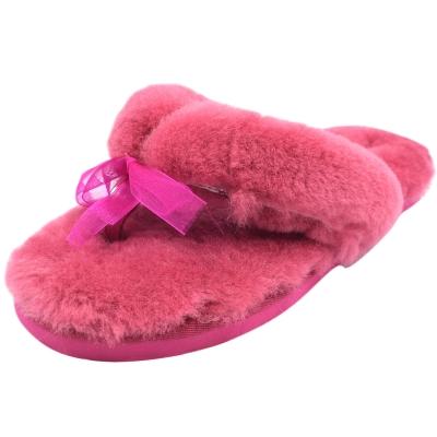 Oasap Women's Fashion Winter Warm Flat Flip Flops Scuff Slippers