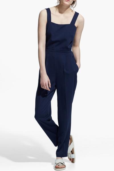Oasap Elegant Back Hollow Out Sleeveless Jumpsuit