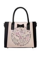 Oasap Sweet Studded Color Block Bag