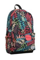 Oasap Colorful Leaves Print Backpack