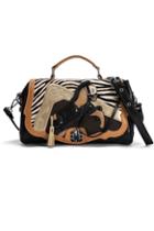 Oasap Zebra Embellished Shoulder Bag