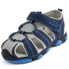 Oasap Children Light-weight Closed Toe Cut Out Velcro Flat Sandals