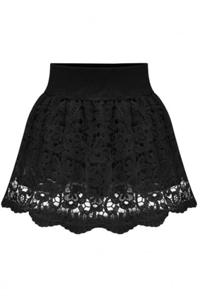 Oasap Fabulous Lace Mini Summer Skirt