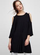 Oasap Simple Off Shoulder Loose Dress