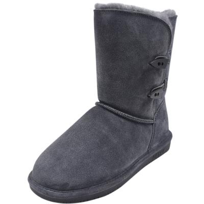 Oasap Women's Double Toggle Closure Winter Tall Snow Boots