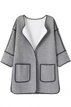 Oasap Stylish Three Quarter Sleeve Cardigan