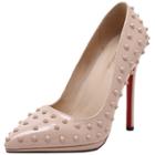 Oasap Women's Rivet High Stiletto Heels Party Club Pumps Shoes