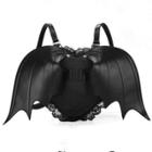 Oasap Batwing Lace Trimming Crossbody Mini Shoulder Bag