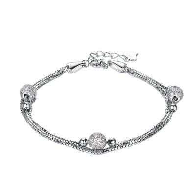 Oasap 925 Sterling Silver Adjustable Bracelet