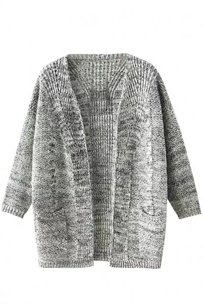 Oasap Chic Open Front Cardigan Sweater