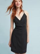 Oasap Spaghetti Strap V Neck Sleevless Striped Party Dress