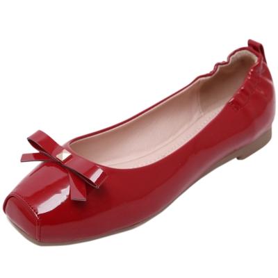 Oasap Women's Fashion Bow Decoration Flat Roll Egg Shoes