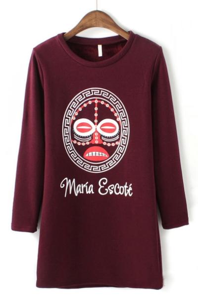 Oasap Face Mask Fleece Sweatshirt