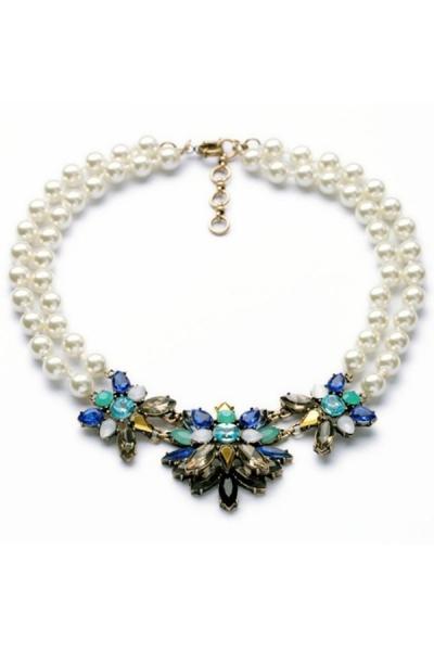 Oasap Nice Faux Pearl Necklace
