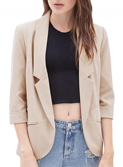 Oasap Women's Notch Lapel Open Front Casual Blazer