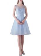 Oasap Women's Sleeveless Lace Paneled Cocktail Bridesmaid Party Dress
