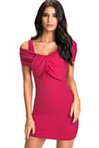 Oasap Refreshing Wrapped Bust Party Mini Dress