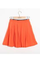 Oasap Candy Colored Elastic Waist Mini Skirt