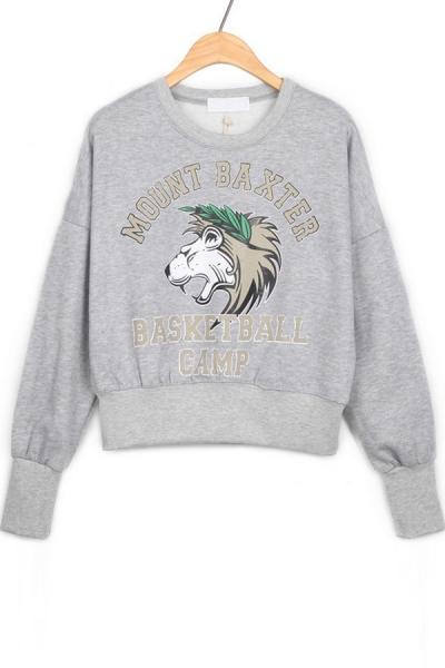 Oasap Cropped Fleece Sweatshirt