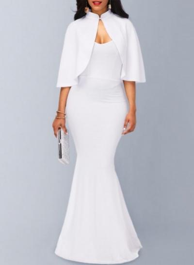 Oasap Elegant Slim Fit Maxi Prom Dress