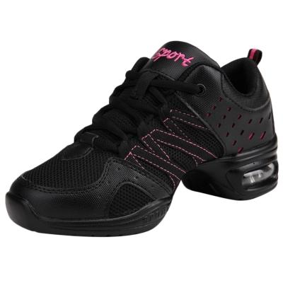 Oasap Lace Up Soft Sole Mesh Dance Sneakers