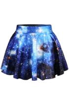Oasap Galaxy A-line Skirt