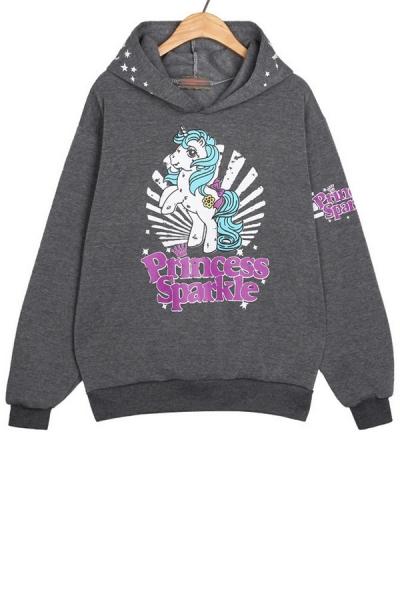 Oasap Hobbyhorse Fleece Hoodie