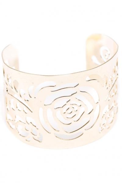 Oasap Hollow Cut Out Cuff Bracelet