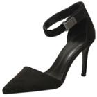 Oasap Ankle Buckle Pointed Toe Stiletto Pumps