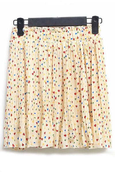 Oasap Sweetheart Chiffon Skirt