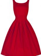 Oasap Sleeveless Solid Color Midi Evening Dresses