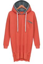 Oasap Long High-low Hoodie