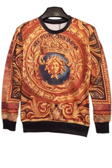 Oasap Street-chic Baroque Sweatshirt