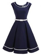 Oasap Vintage Sleeveless A-line Party Dress