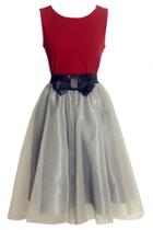 Oasap Swingy Crop Top Organza Swing Skirt Matching Sets