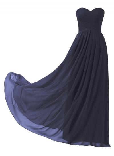 Oasap Women's Ruffled Bridesmaid Dress Strapless Long Prom Evening Gown