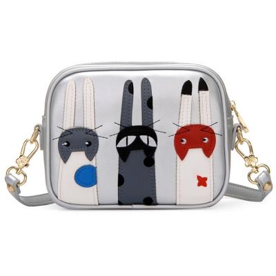 Oasap Pu Cartoon Cat Mini Crossbody Shoulder Bag