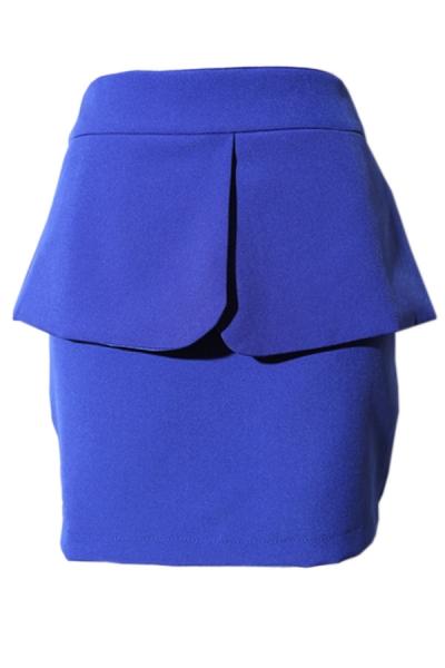 Oasap Pencil Skirt With Peplum