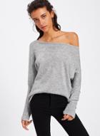 Oasap Casual Batwing Sleeve Loose Fit Tee