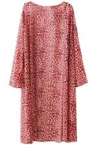 Oasap Flowy Printed Cover-up For Woman