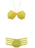 Oasap Women's Hot Summer Bow Front Strappy Bikini Swimsuit