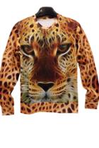Oasap Lifelike Leopard Sweatshirt